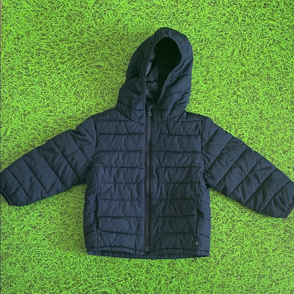 GAP Dark Blue Hooded Puffer Jacket